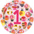 Pink Ladybug 1st Birthday Plates - Stesha Party