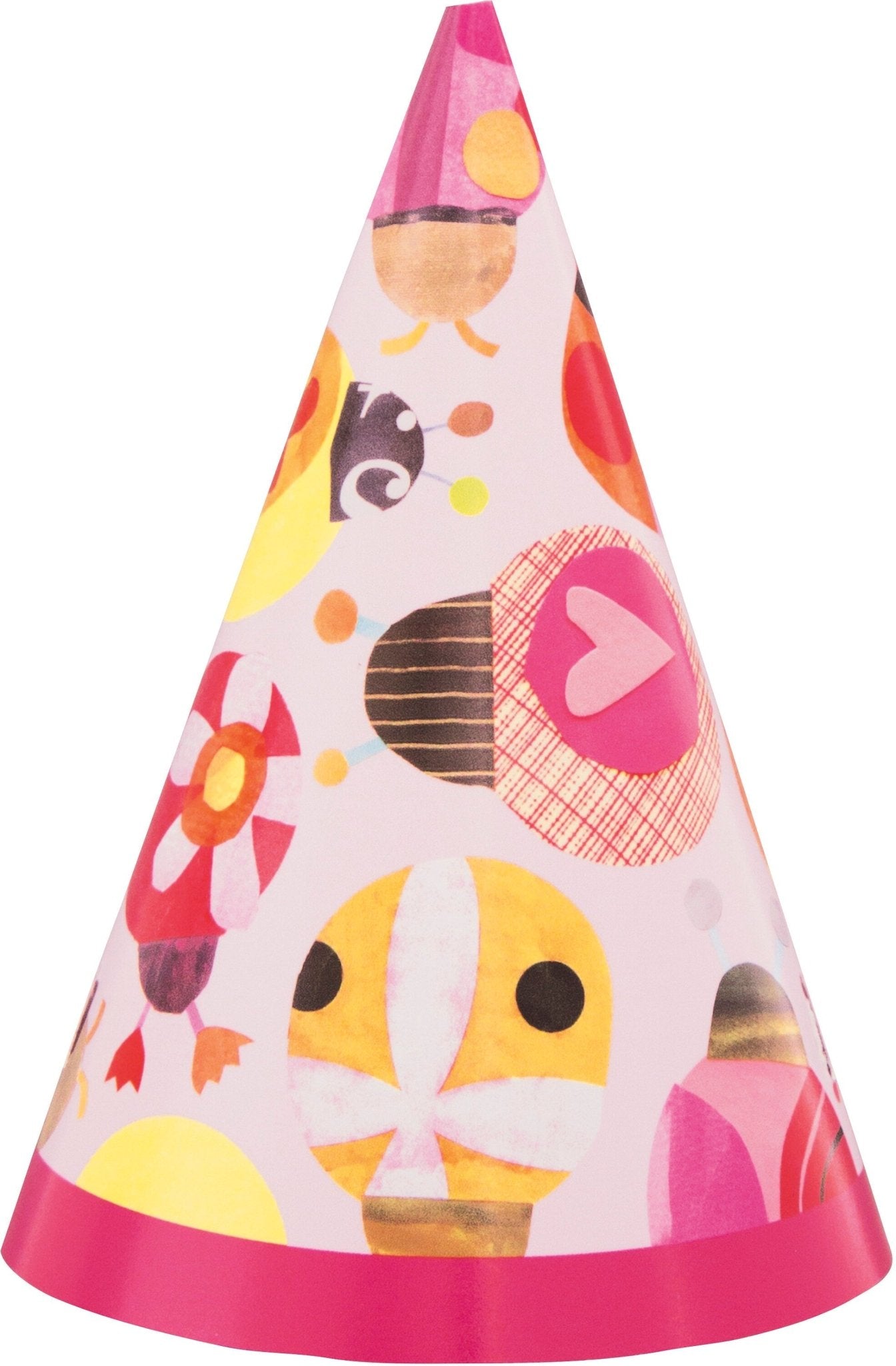 Pink Ladybug Party Hats - Stesha Party