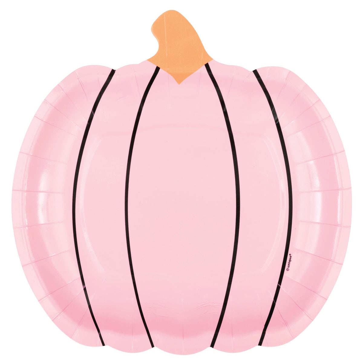 Pink Pumpkin Party Plates - Stesha Party