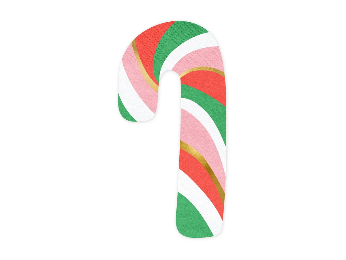 Pink &amp; Red Candy Cane Napkins 20ct - Stesha Party