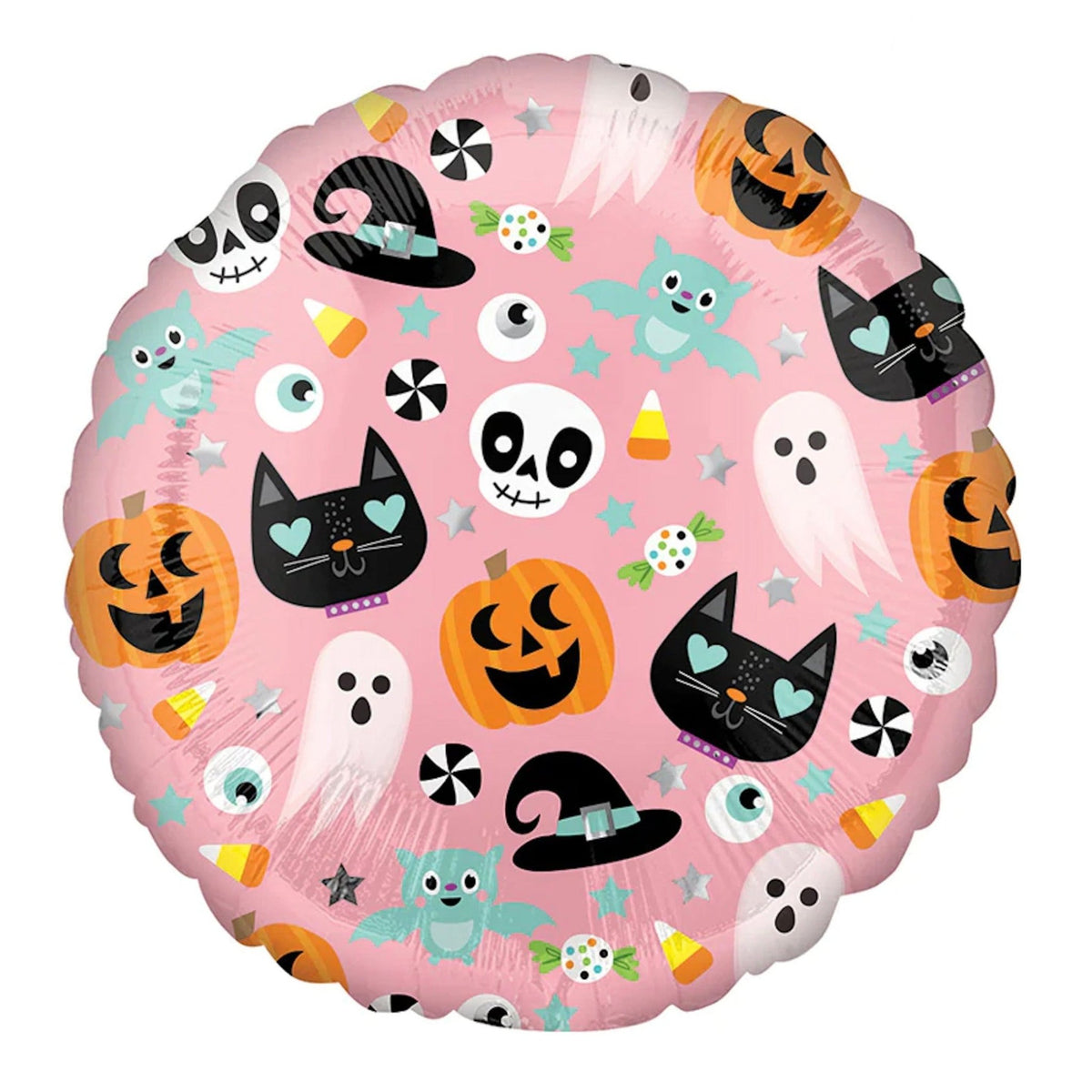 Pink Spooky Party Halloween Balloon - Stesha Party