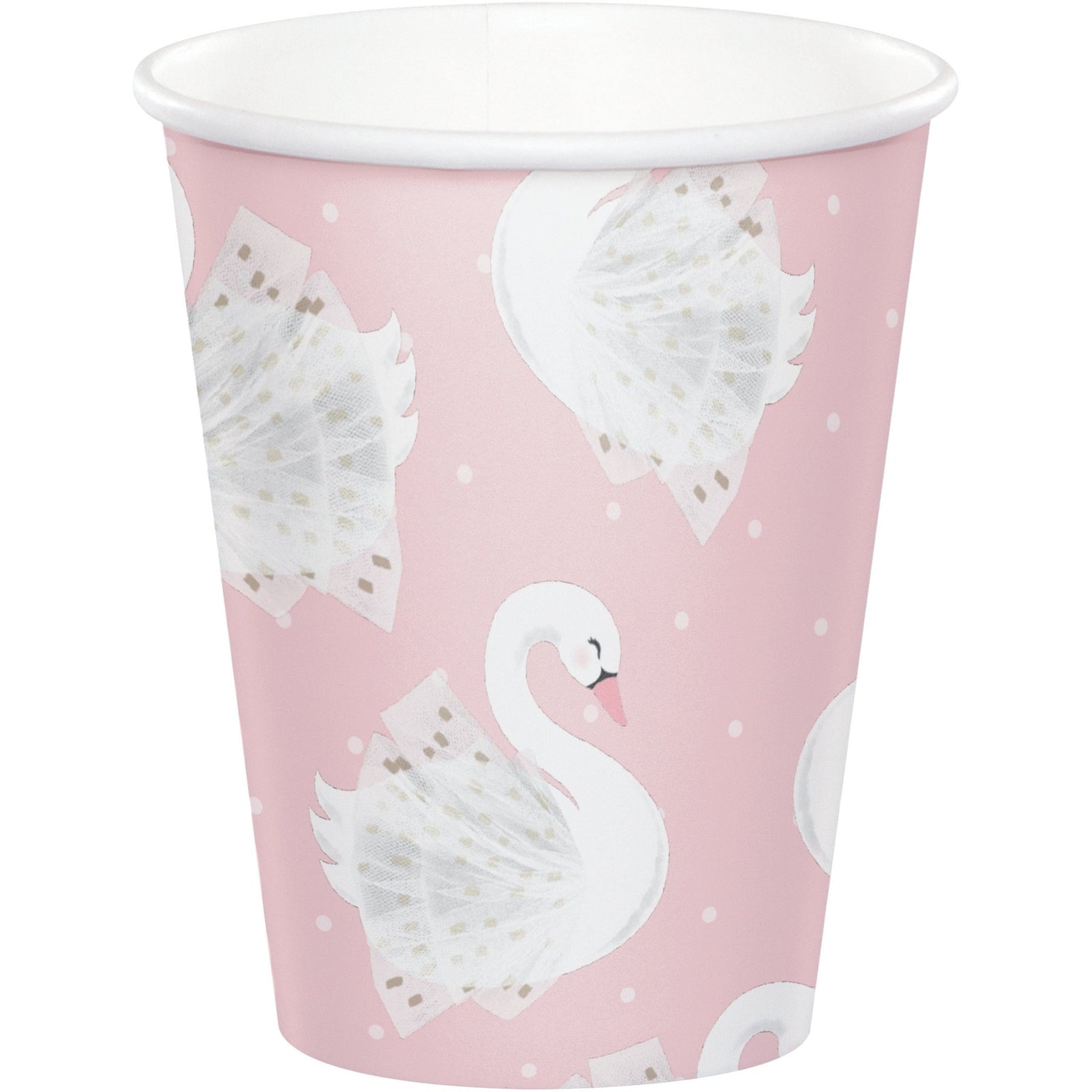 Pink Swan Princess Party Cups - Stesha Party