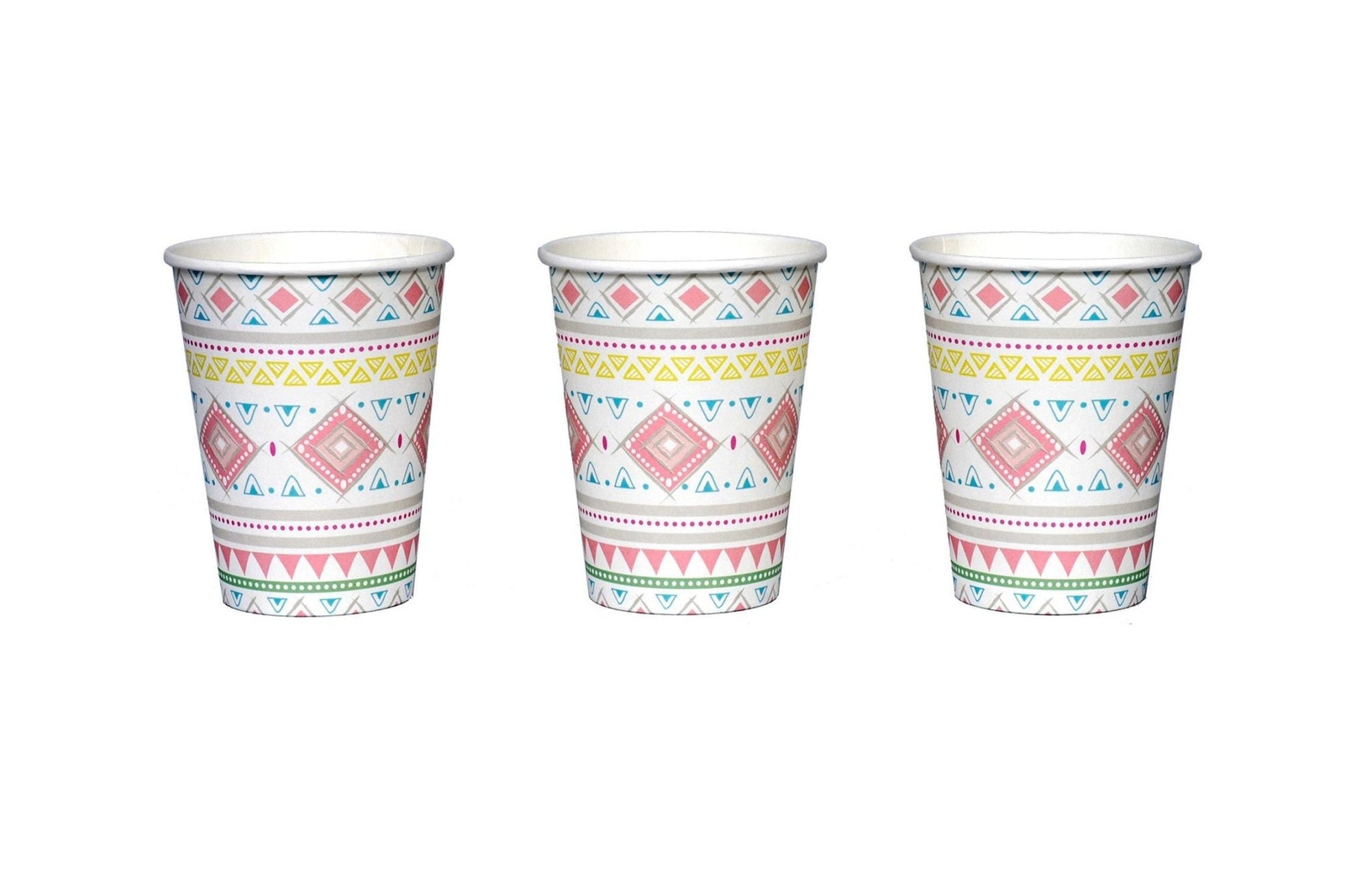 Pink Tribal Party Cups - Stesha Party