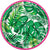 Pink Tropical Leaf Party Cake Plates - Stesha Party