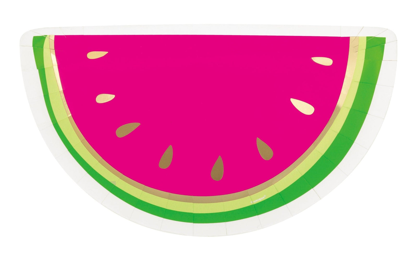 Pink Watermelon Shaped Party Plates - Stesha Party