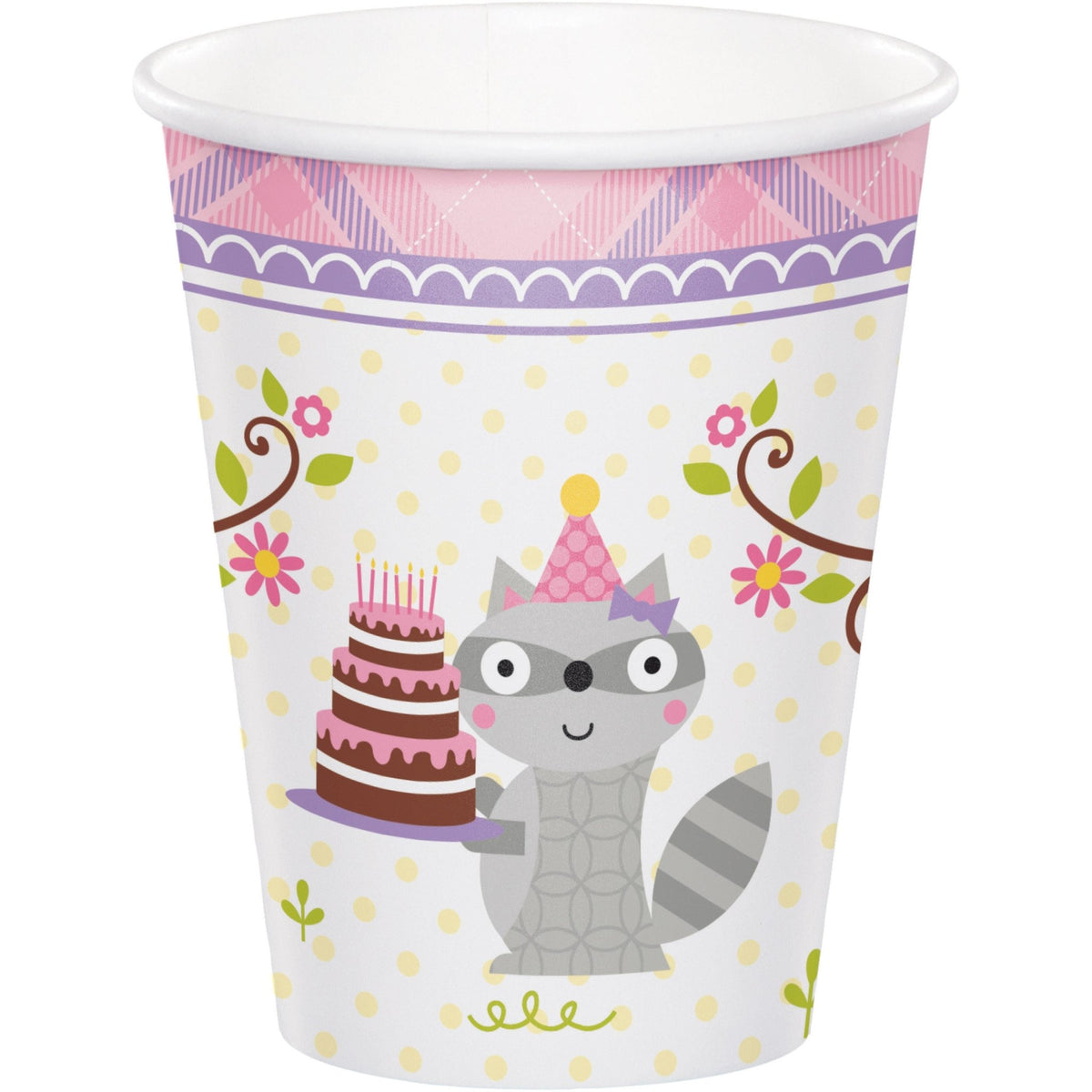 Pink Woodland Party Cups - Stesha Party