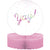 Pink "Yay" Party Centerpiece - Stesha Party