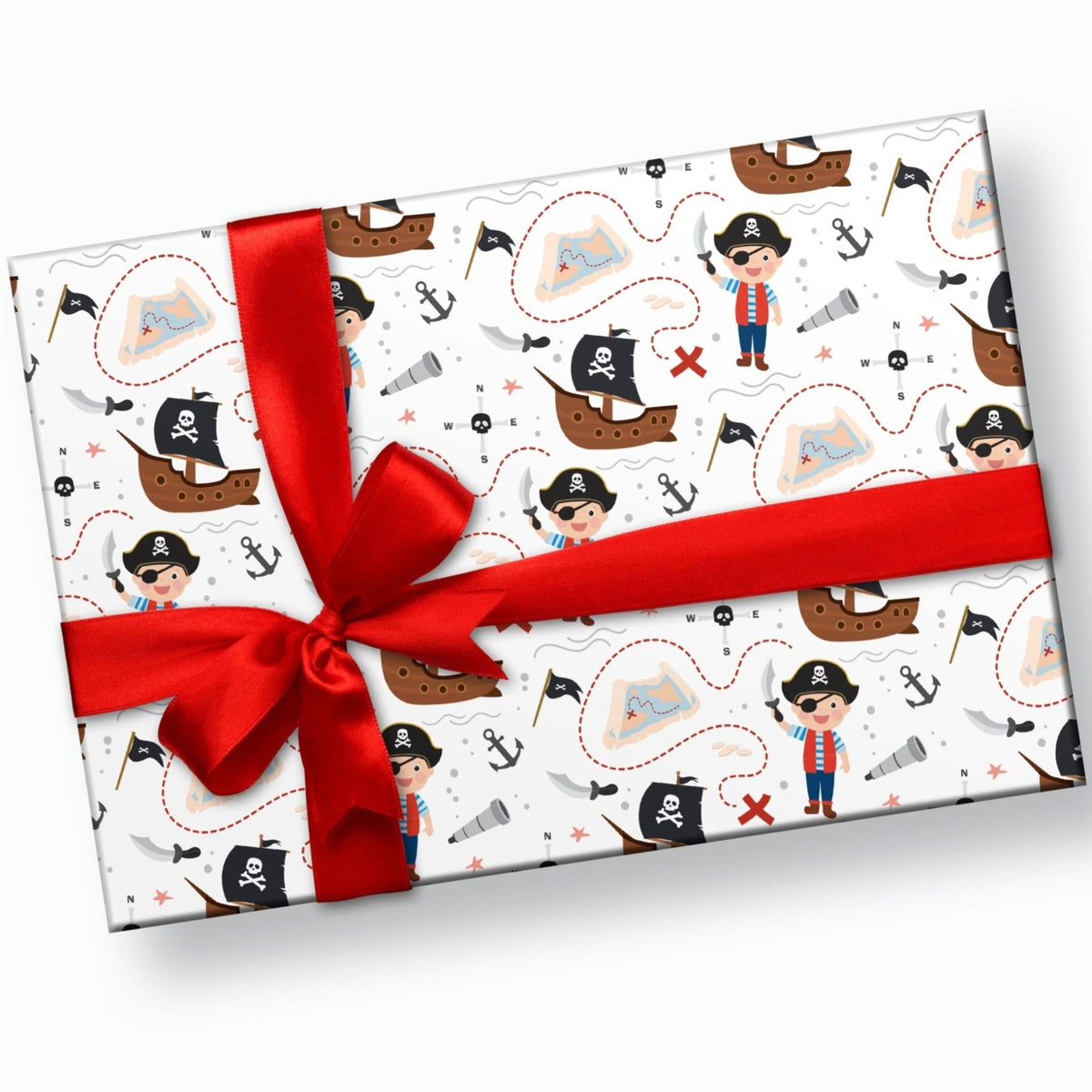 Pirate Gift Wrap - Stesha Party