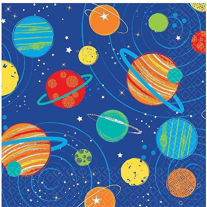 Planet Party Paper Beverage Napkins - Stesha Party