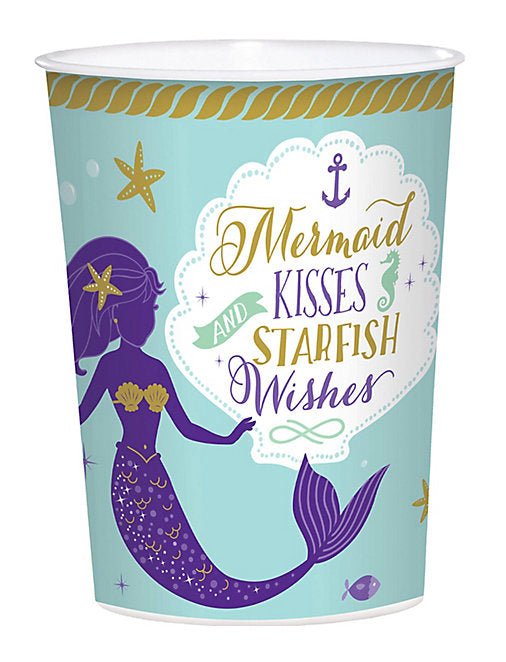 Plastic Mermaid Party Favor Cup - Stesha Party