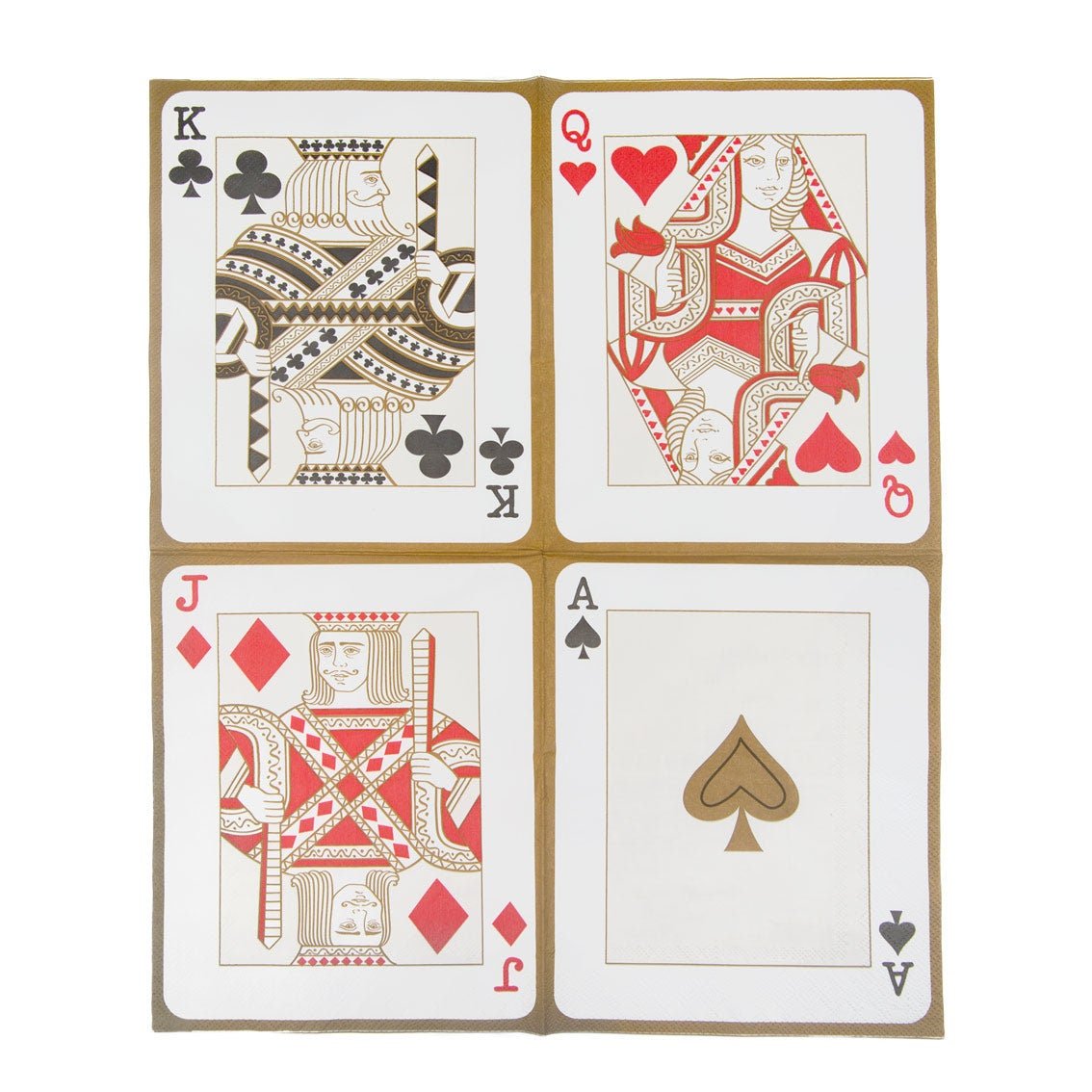 Poker Cards Party Napkins - Stesha Party