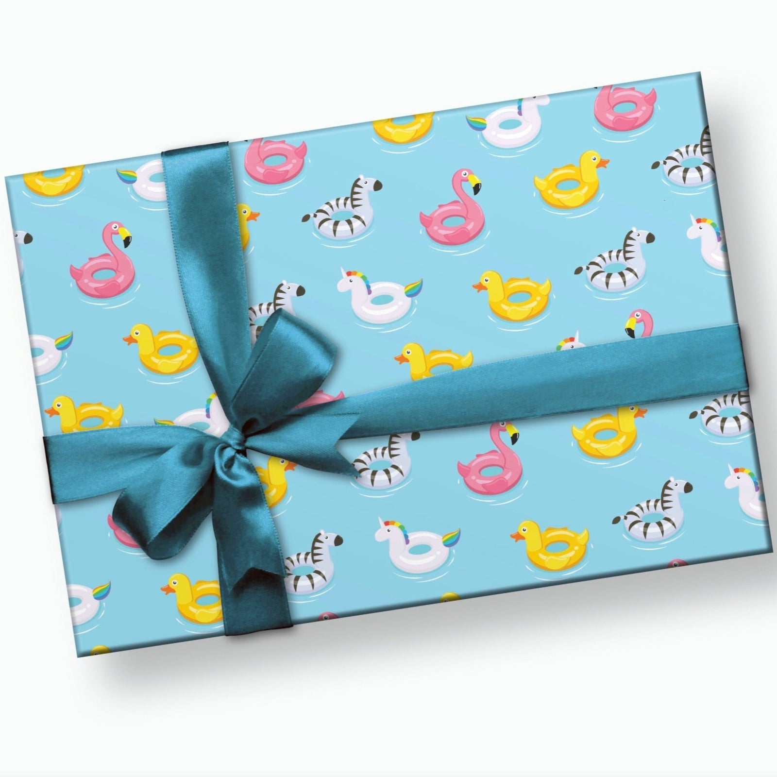 Pool Float Gift Wrap - Stesha Party