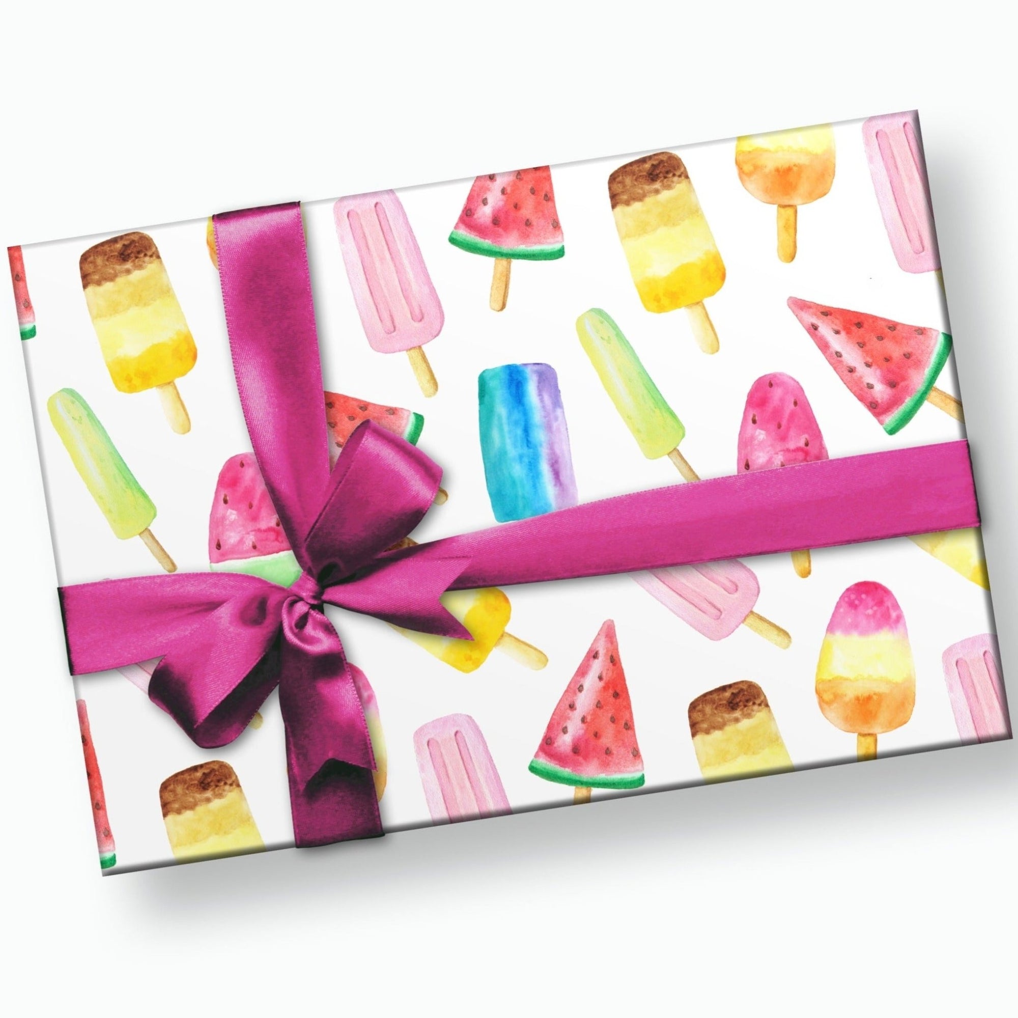 Popsicle Wrapping Paper - Stesha Party