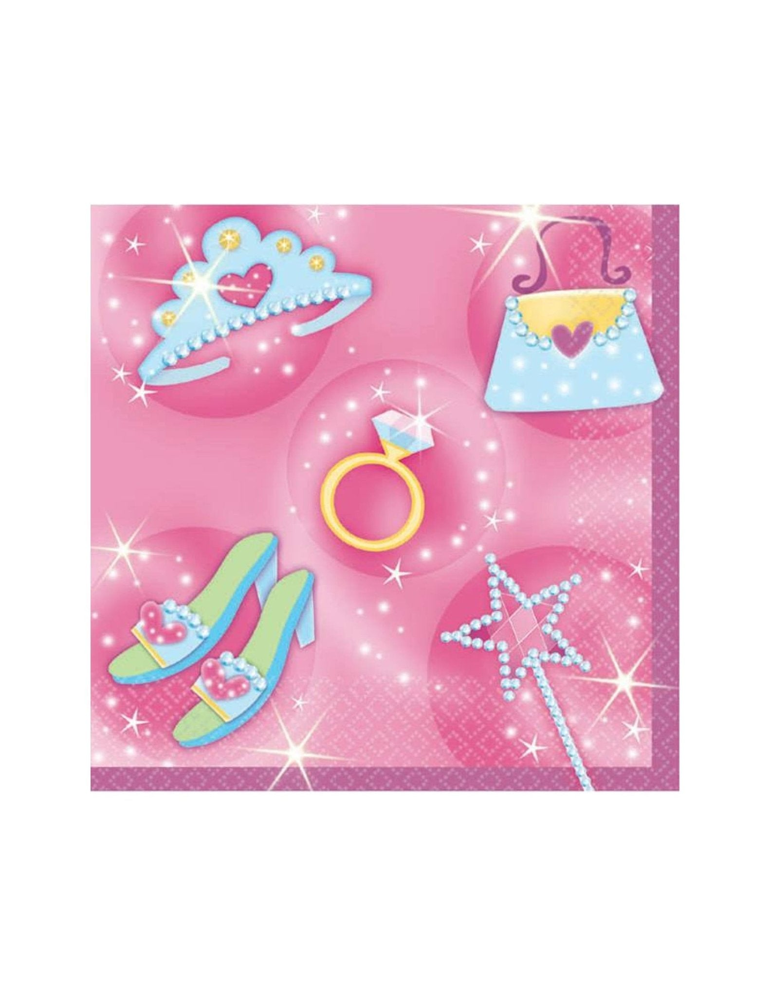 Princess Party Pink Napkins - Stesha Party