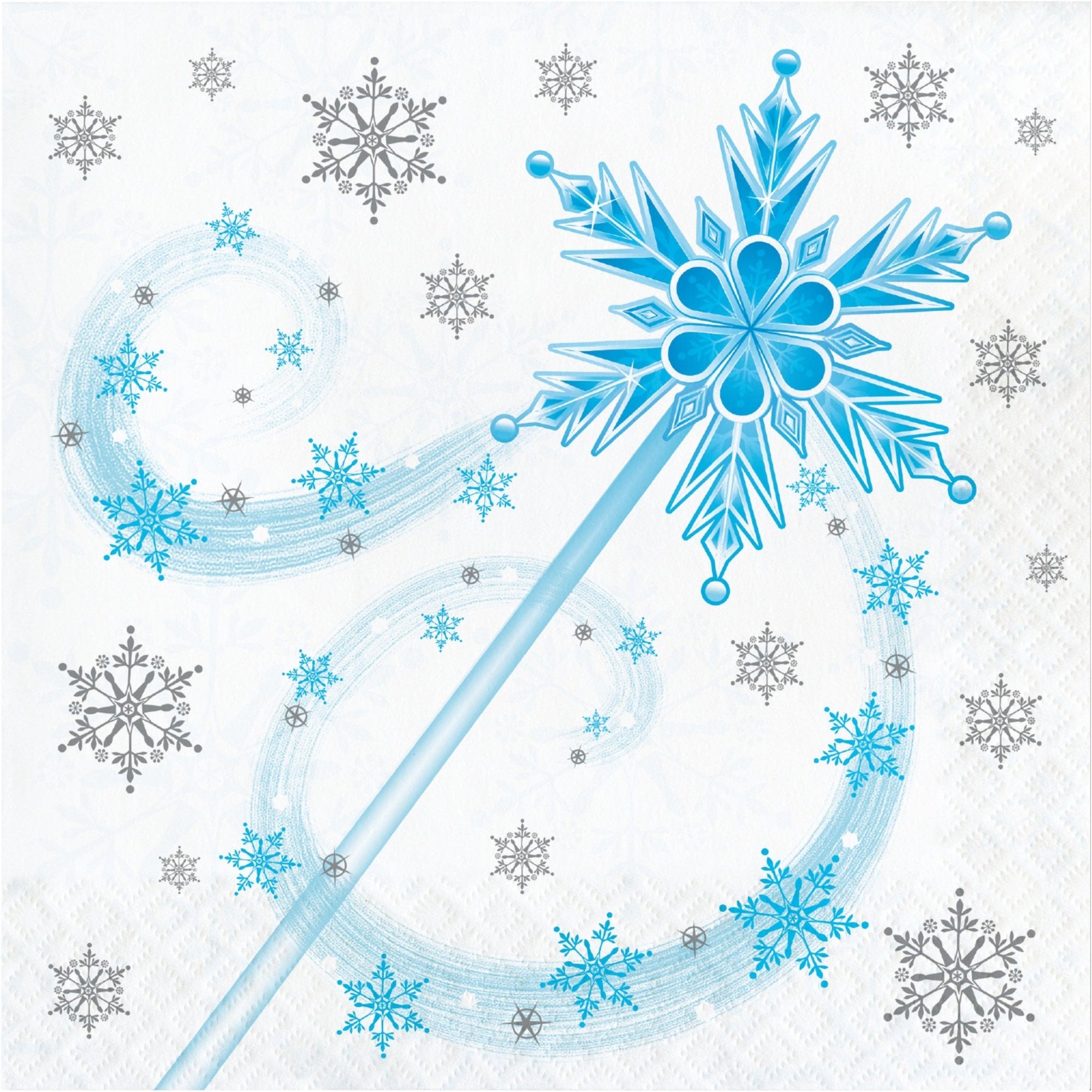 Princess Party Snowflake Napkins - Stesha Party