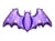 Purple Bat Halloween Party Balloon - Stesha Party