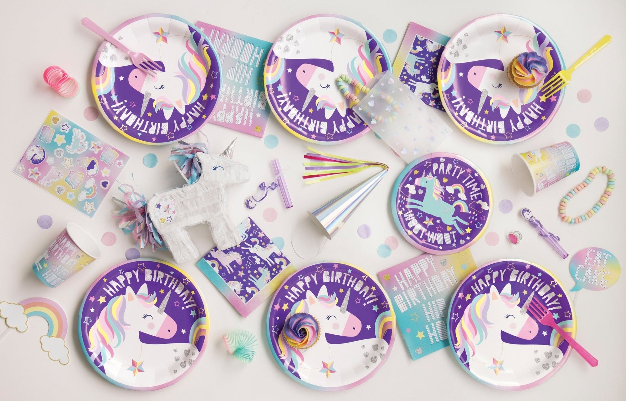 Purple Unicorn Blowouts - Stesha Party