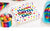 Rainbow Foil "Happy Birthday" Polka Dot Napkins - Stesha Party