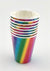 Rainbow Foil Paper Cups - Stesha Party