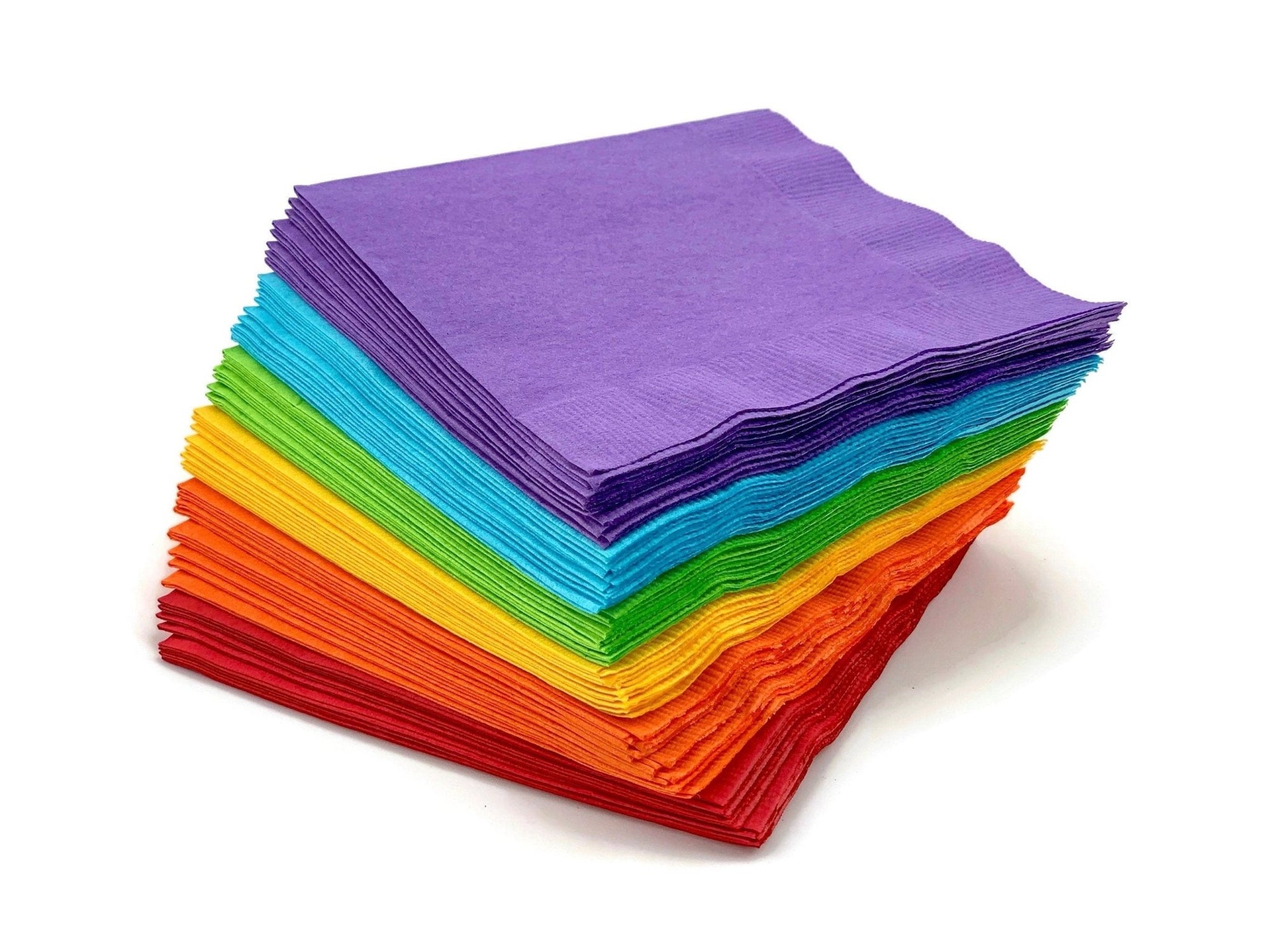 Rainbow Party Assorted Beverage Napkins - Stesha Party