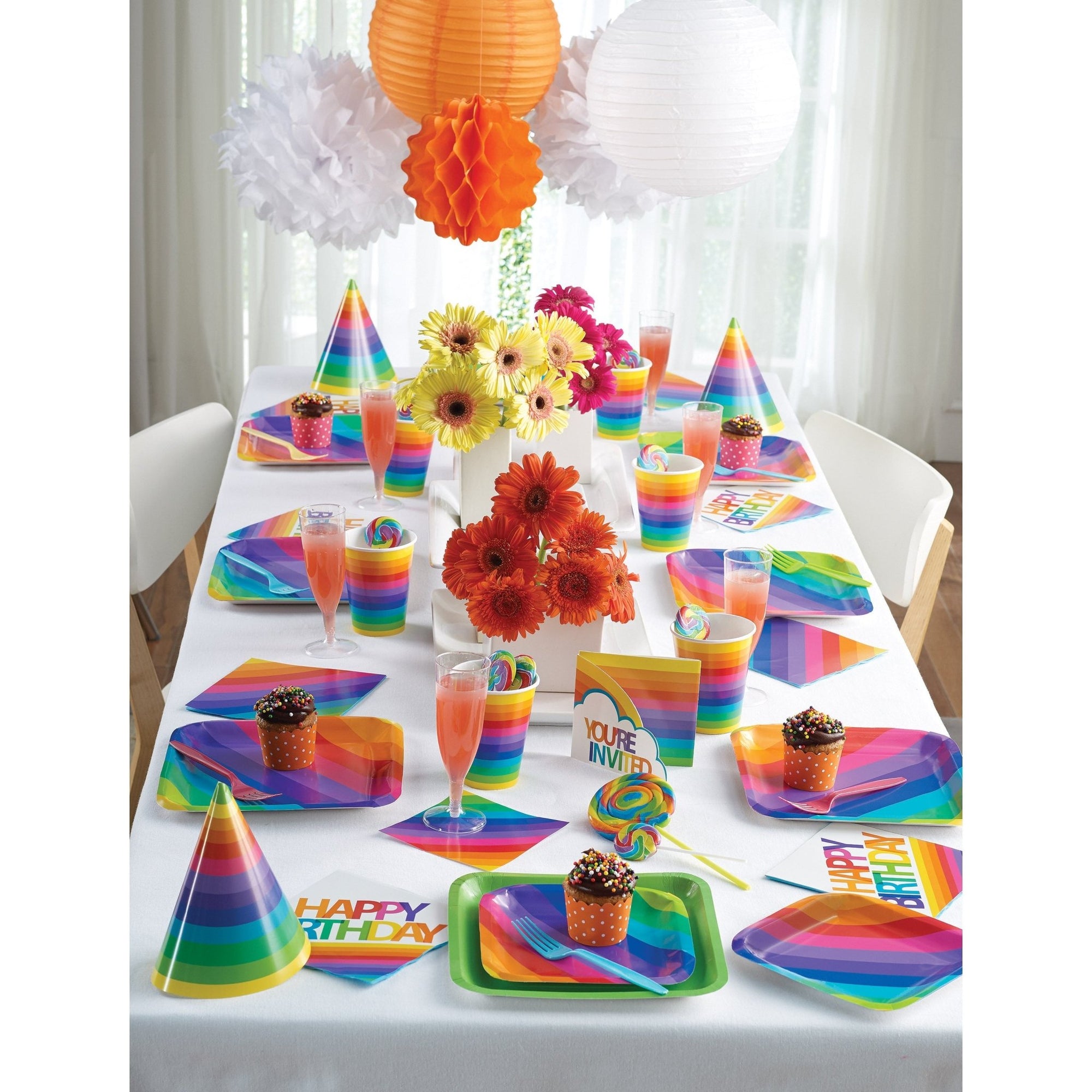 Rainbow Party Cups - Stesha Party