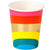 Rainbow Party Paper Cups - Stesha Party