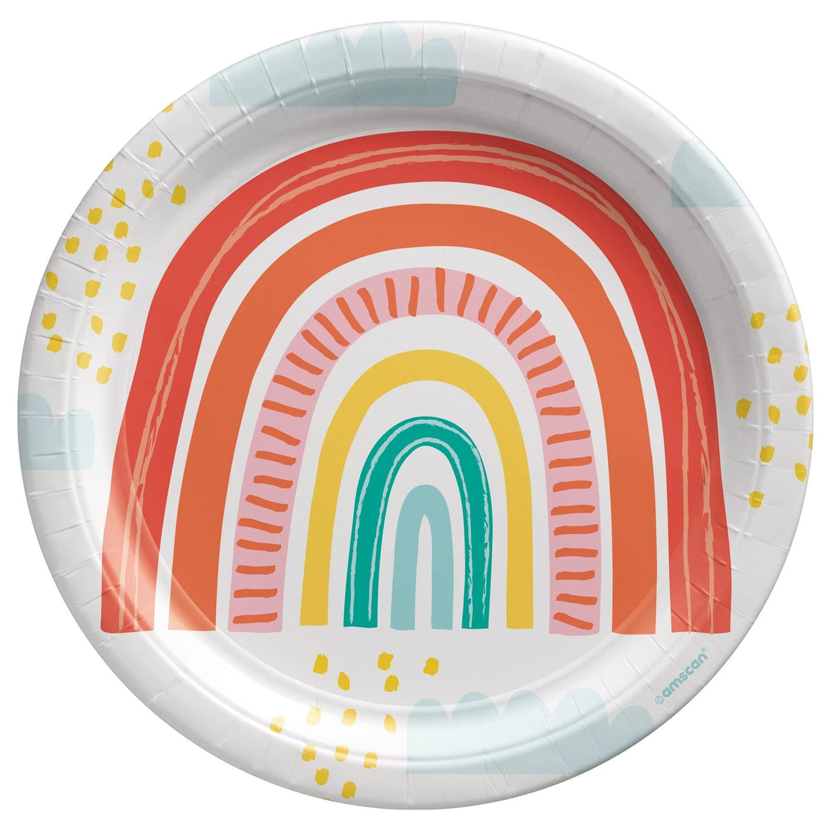 Rainbow Party Plates - Stesha Party