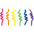 Rainbow Party Spiral Candles - Stesha Party