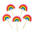 Rainbow Shaped Party Candles - Stesha Party