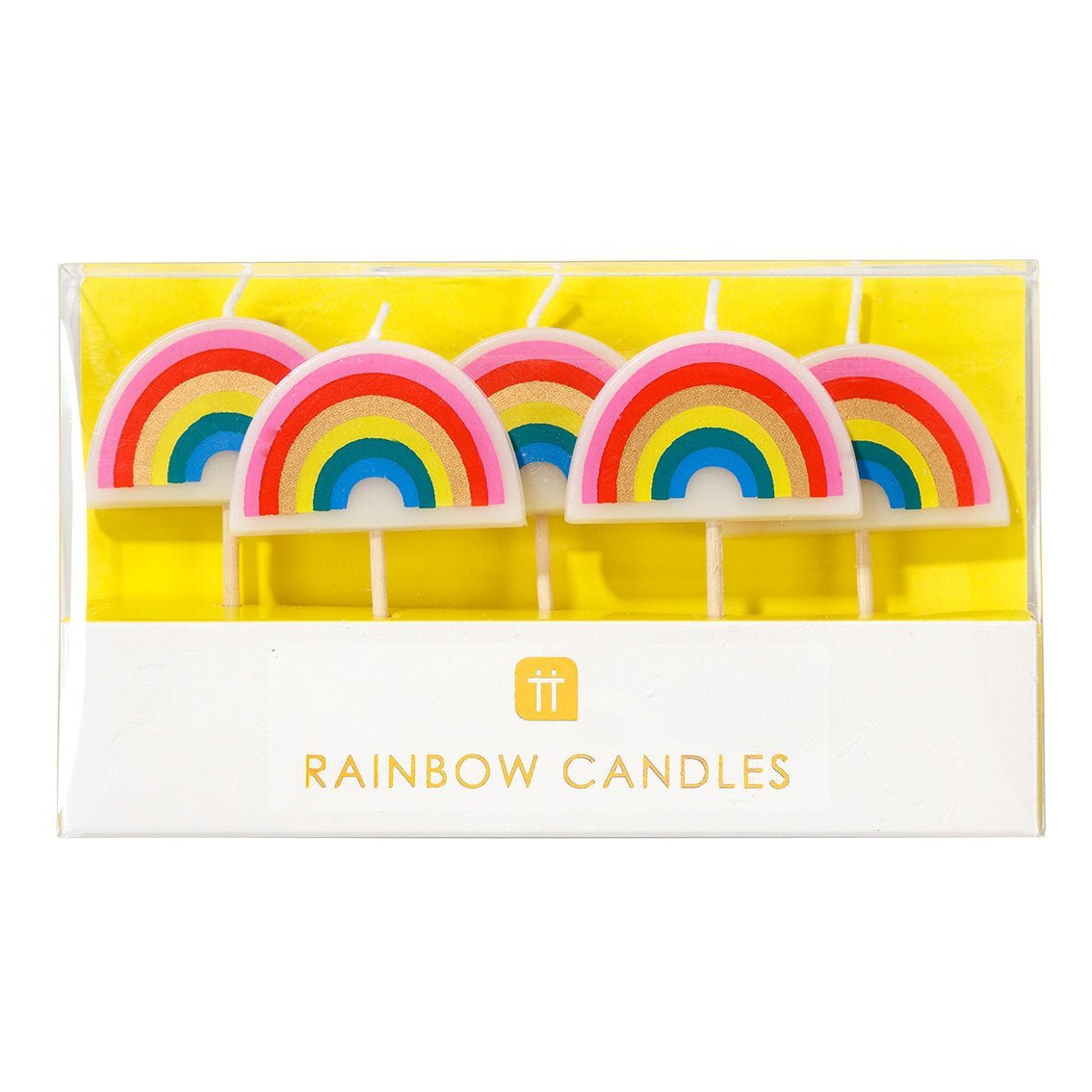 Rainbow Shaped Party Candles - Stesha Party