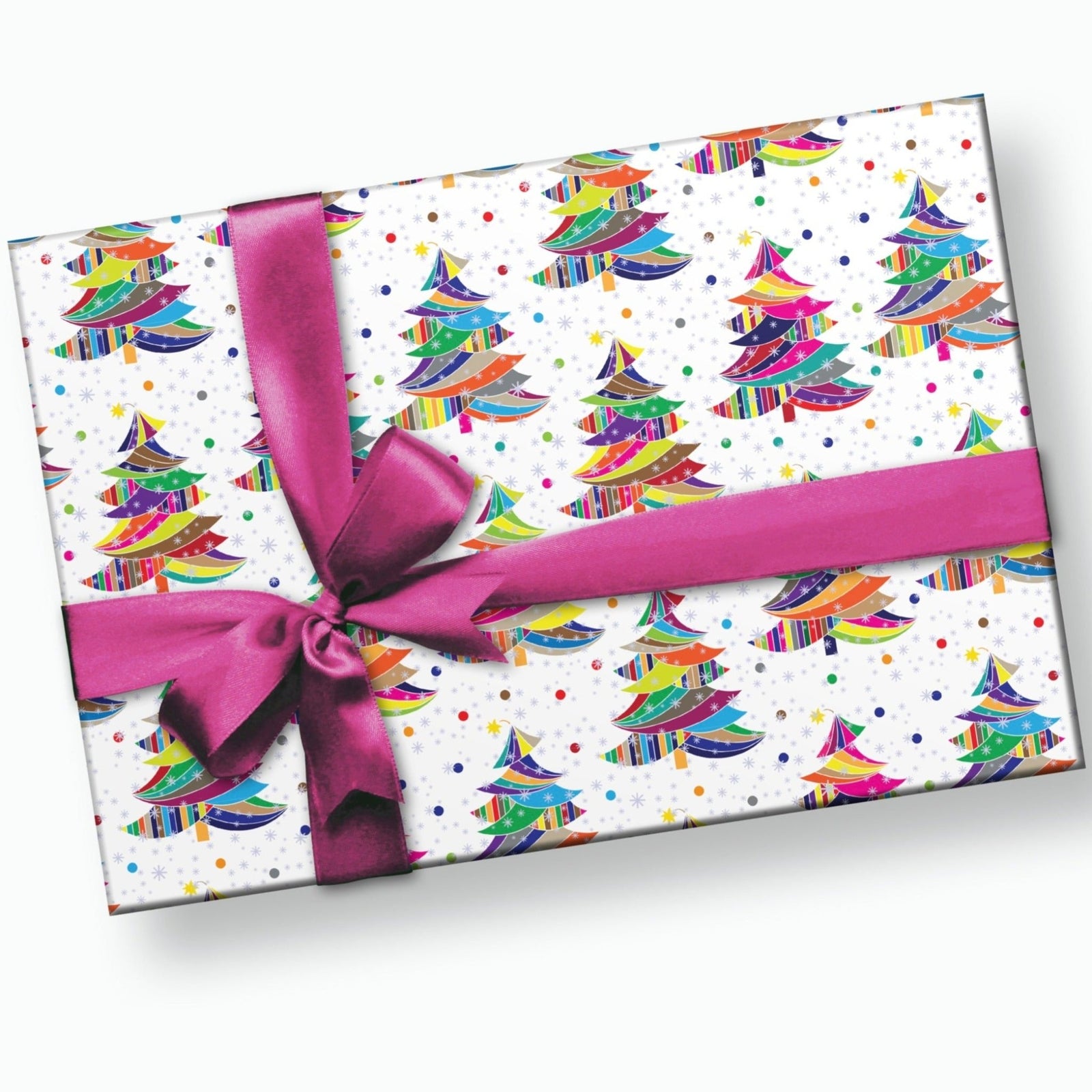 Rainbow Tree Gift Wrap - Stesha Party