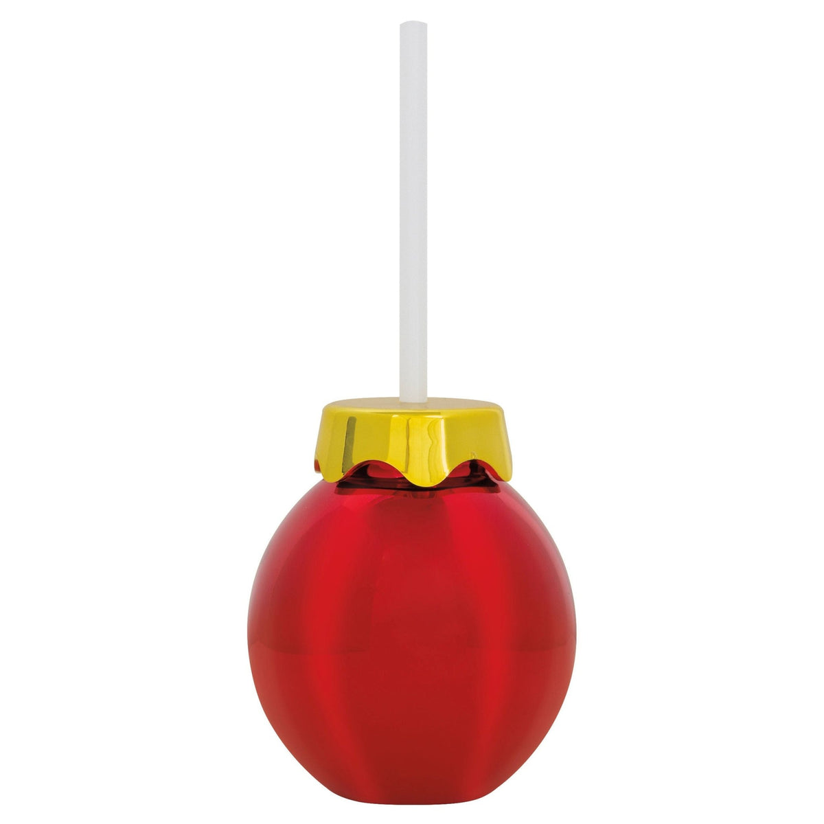 Red Christmas Ornament Reusable Drink Cup - Stesha Party