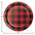 Red Truck Buffalo Plaid Christmas Plates & Napkins - Stesha Party