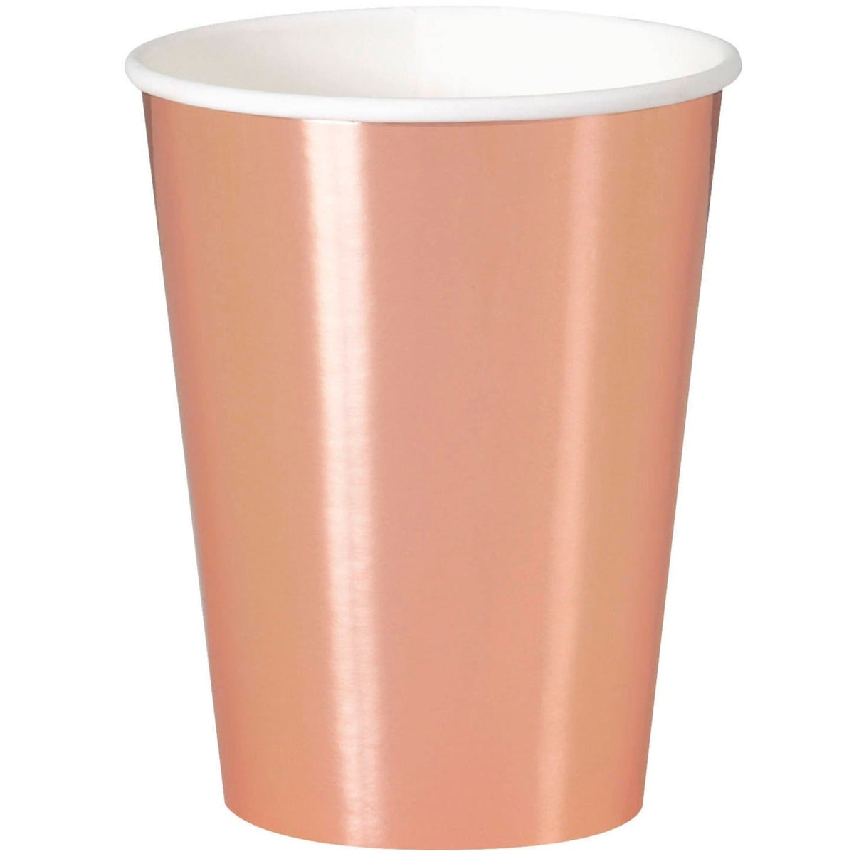 Rose Gold Paper Cups - Stesha Party