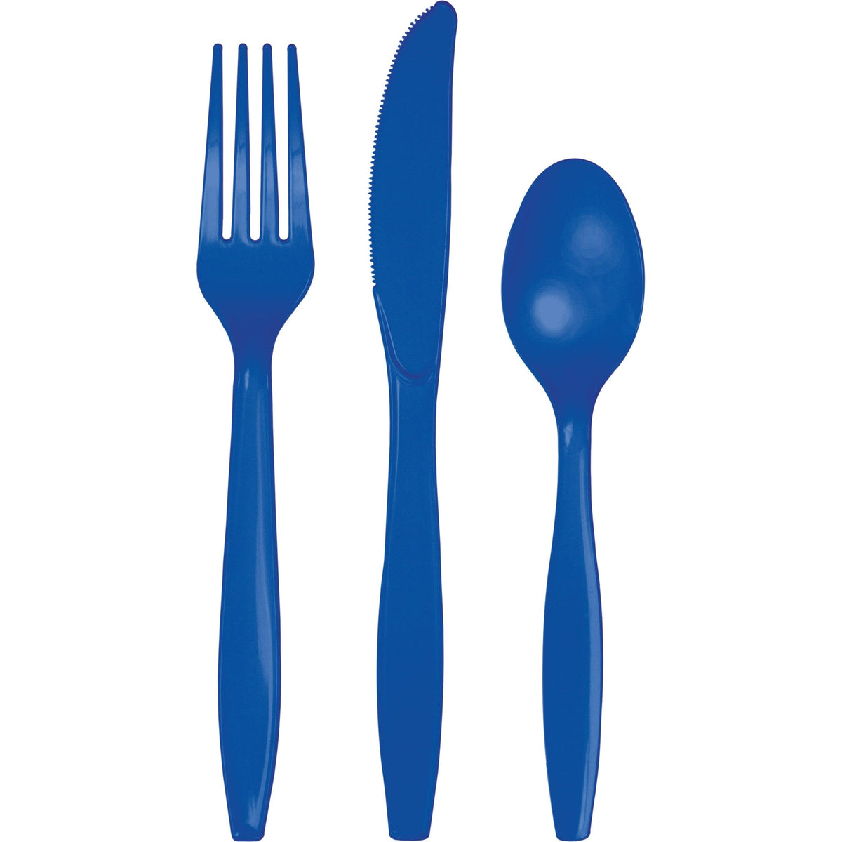 Royal Blue Cutlery - Stesha Party