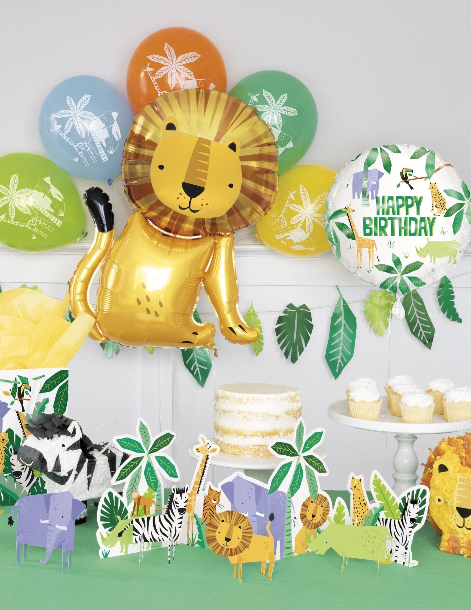 Safari Animal Paper Favor Bags - Stesha Party