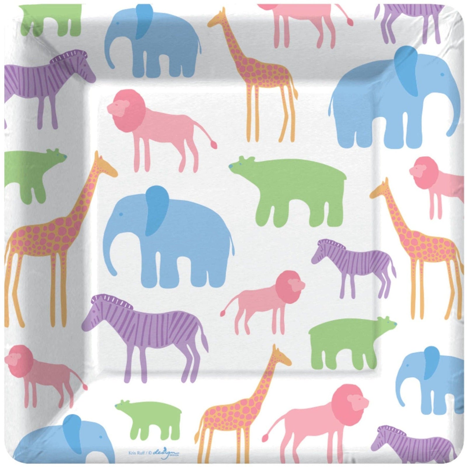 Safari Animal Party Plates - Stesha Party