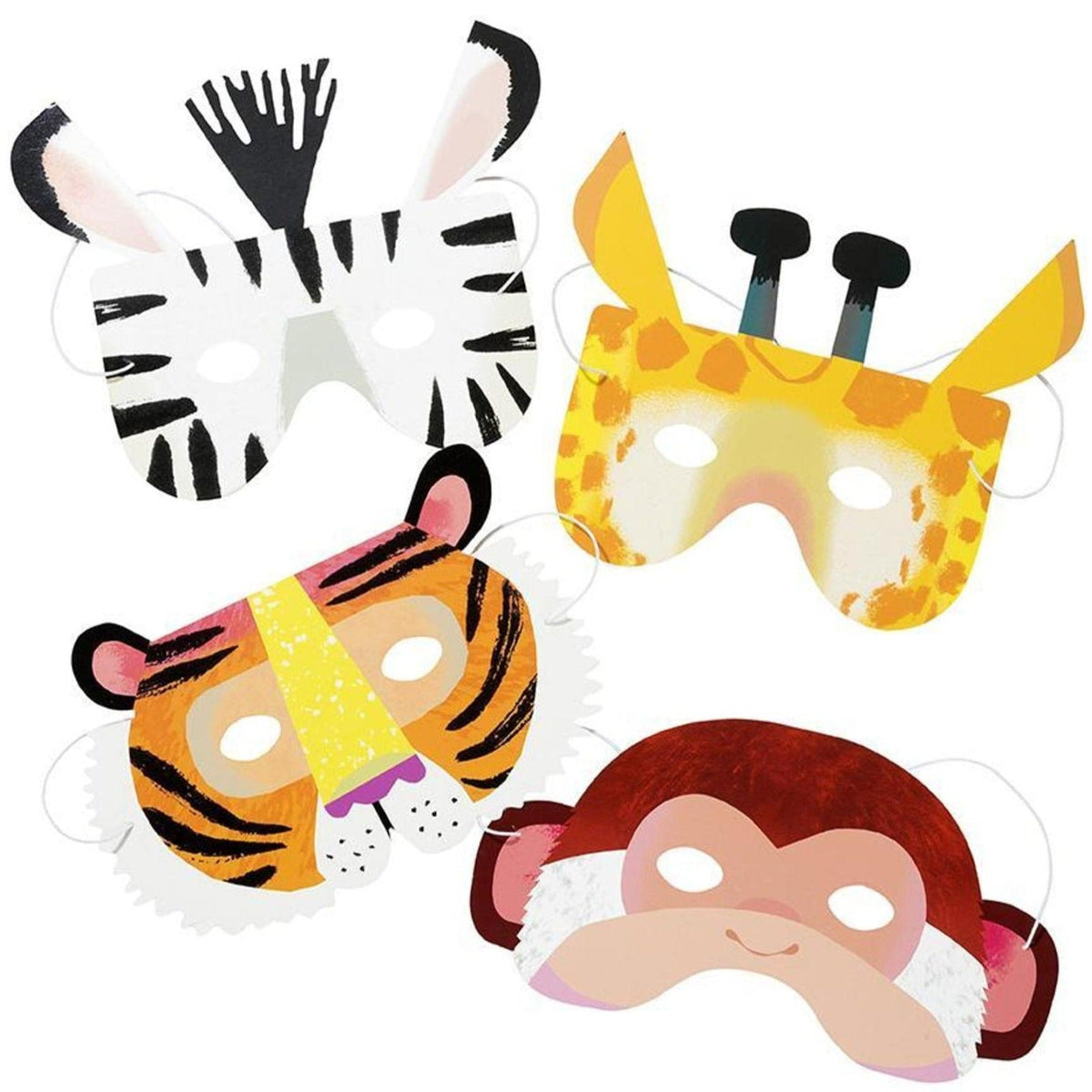 Safari Party Animal Masks - Stesha Party