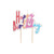 Script Happy Birthday Candle Topper - Stesha Party