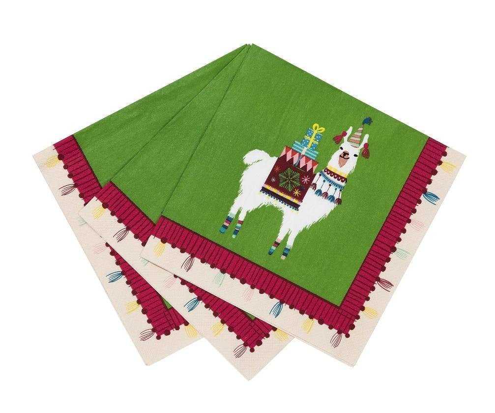 Set of 20 Llama Party Napkins - Stesha Party