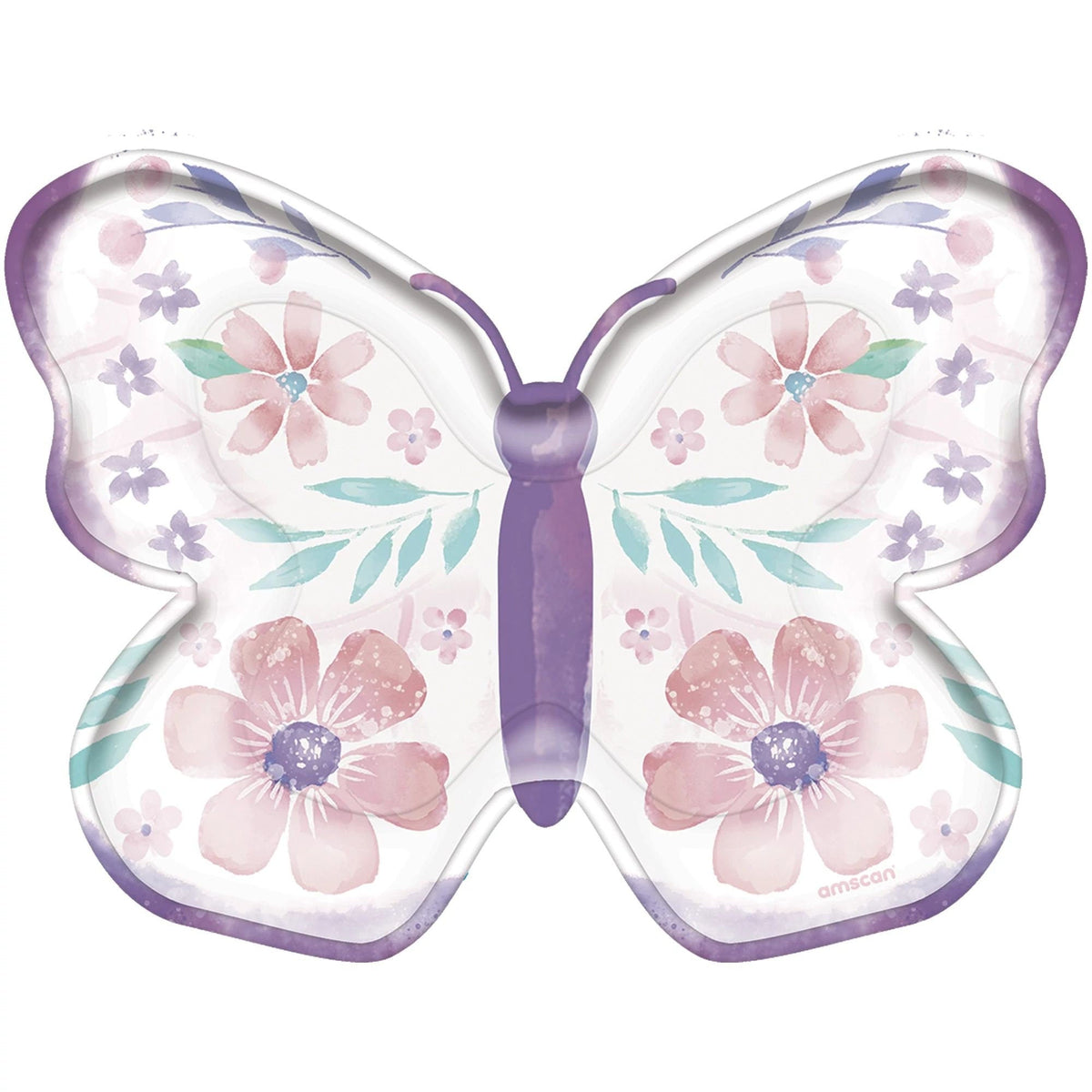 Shaped Butterfly Plates - Stesha Party