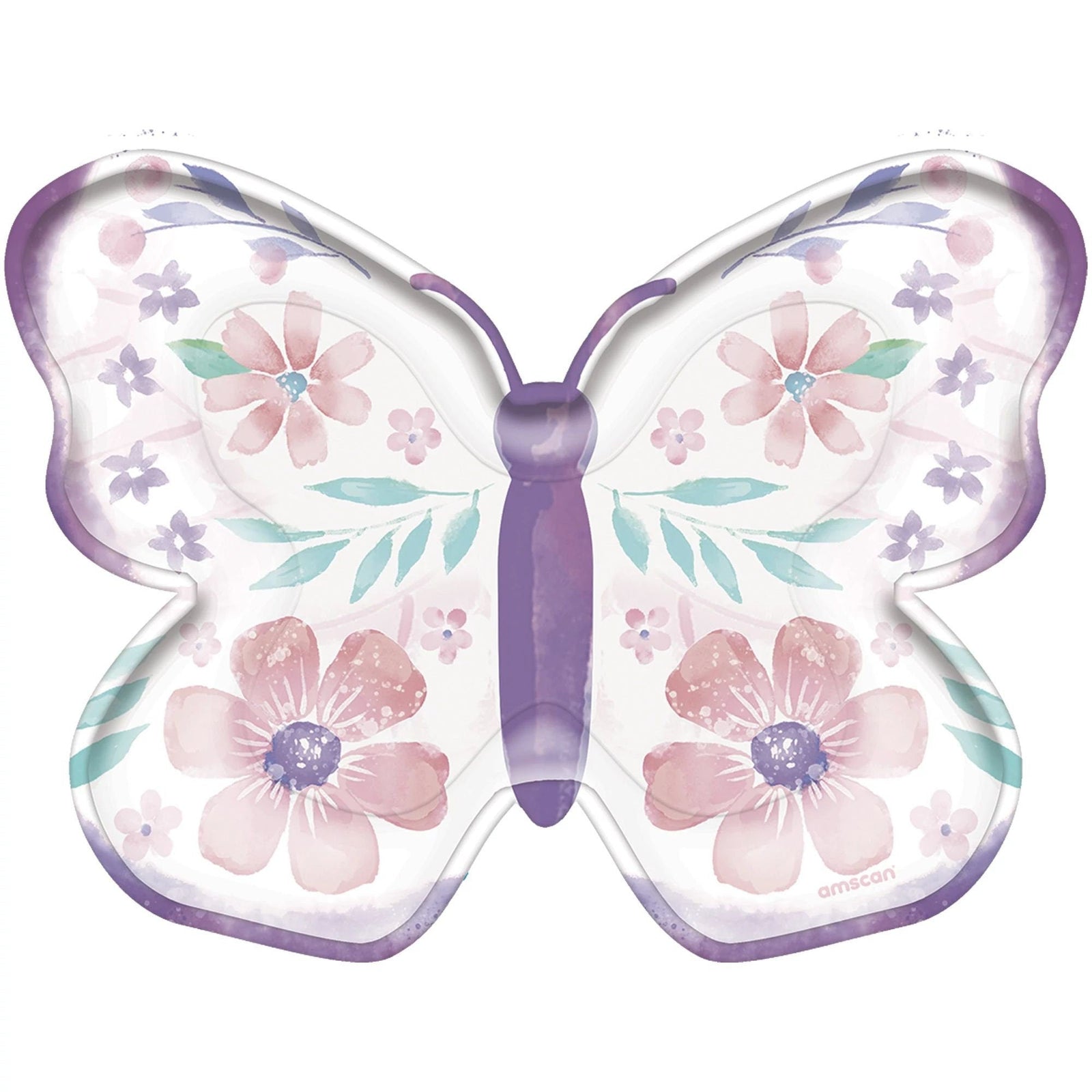 Shaped Butterfly Plates - Stesha Party