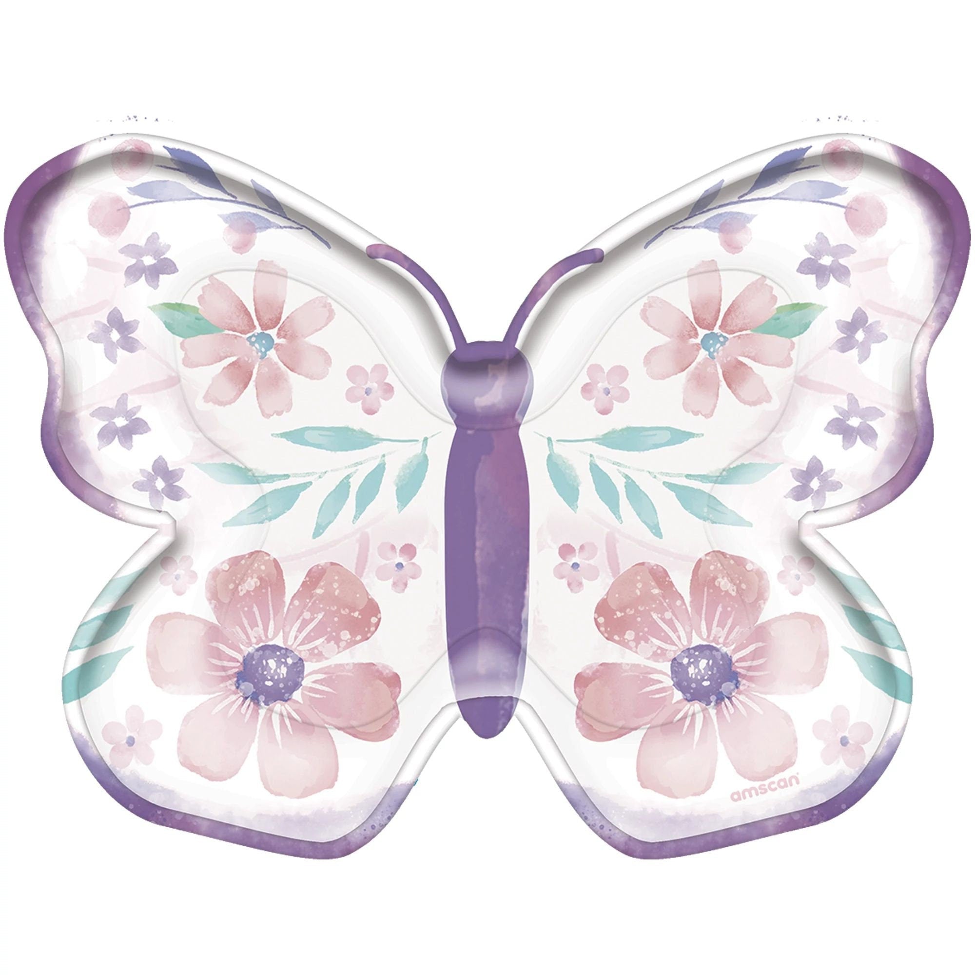 Shaped Butterfly Plates - Stesha Party