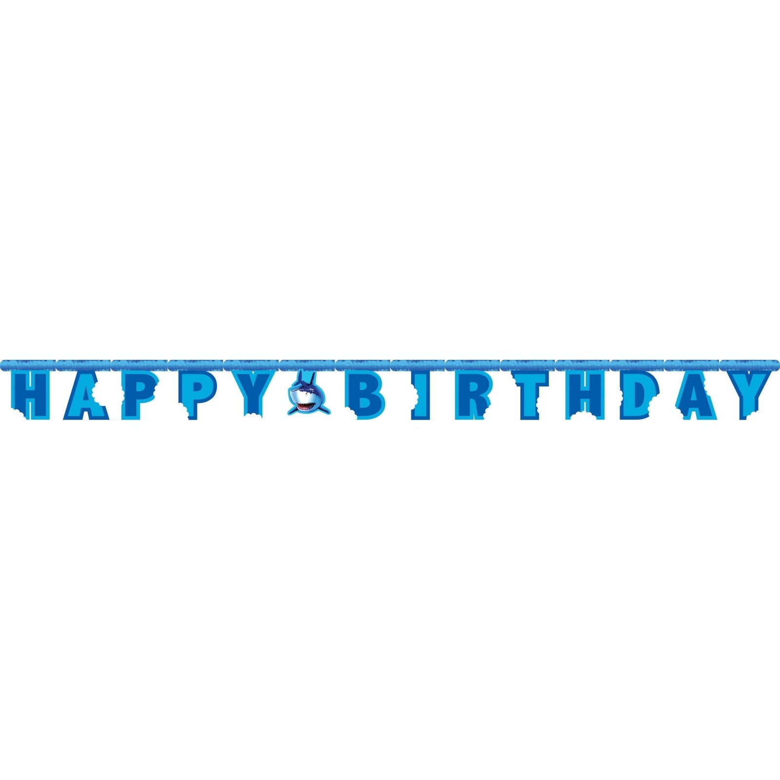 Shark Party "Happy Birthday" Banner - Stesha Party