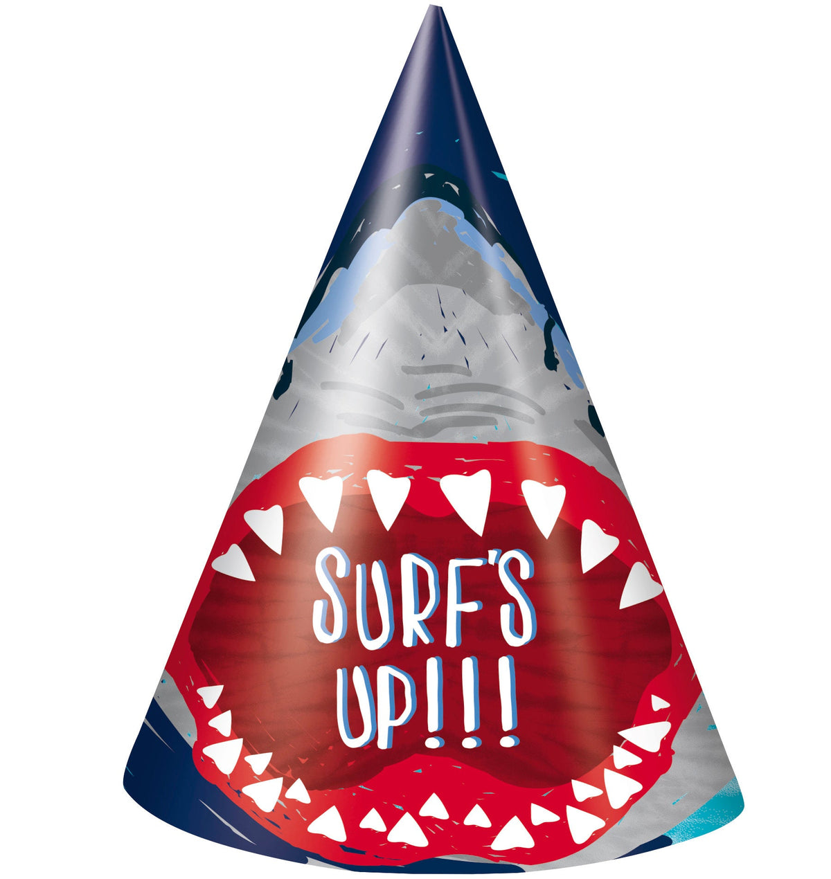 Shark Party Hat &quot;Surfs Up&quot; - Stesha Party