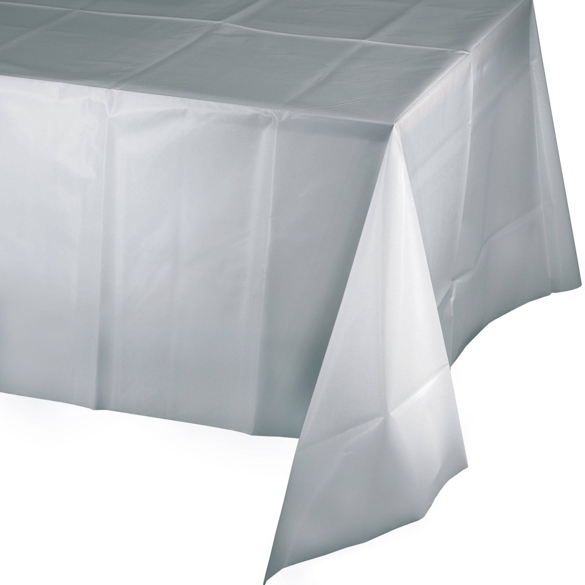 Silver Party Tablecloth - Stesha Party