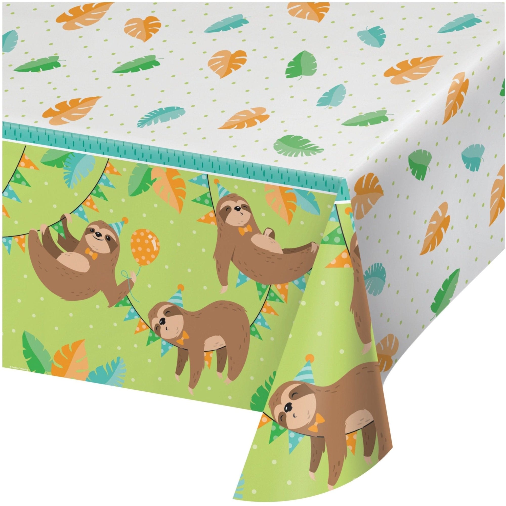 Sloth Party Tablecloth - Stesha Party