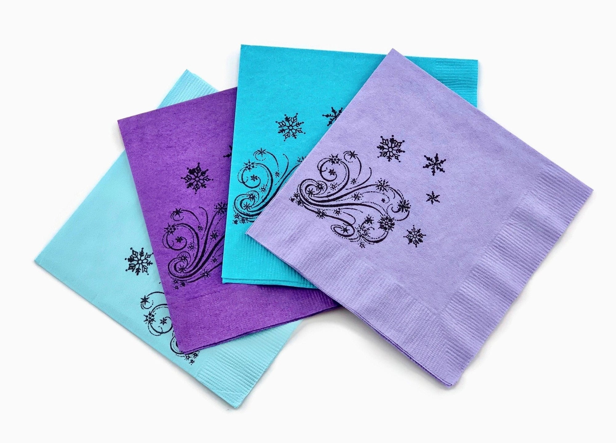 Snow Princess Napkins - Stesha Party