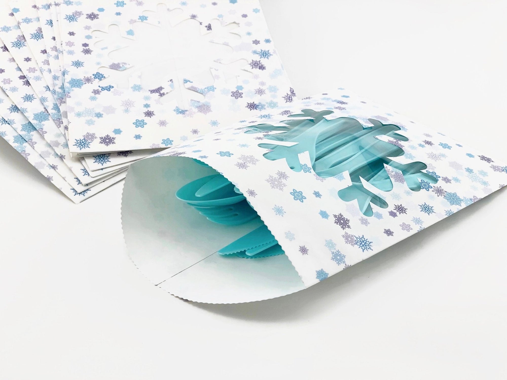 Snowflake Favor Bags - Stesha Party