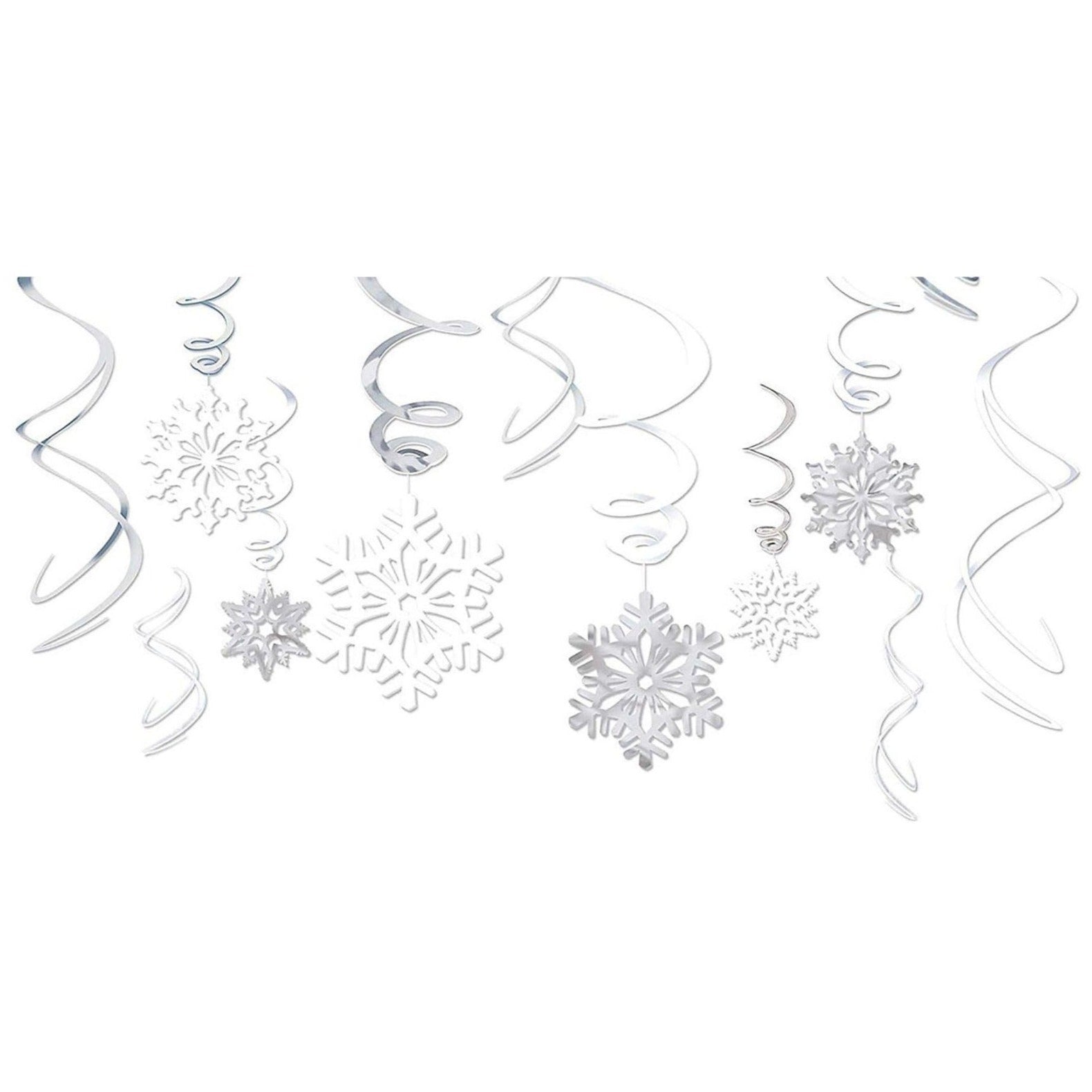 Snowflake Hanging Decorations - Stesha Party